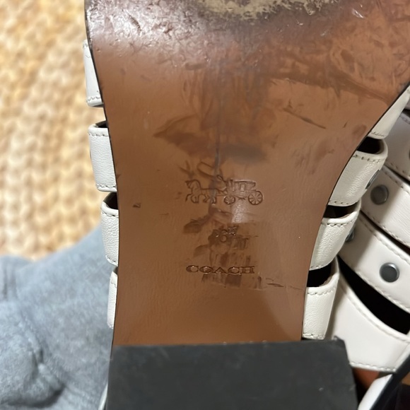 Coach Pheobe bootie in color chalk. Women’s size 6 - Picture 8 of 8